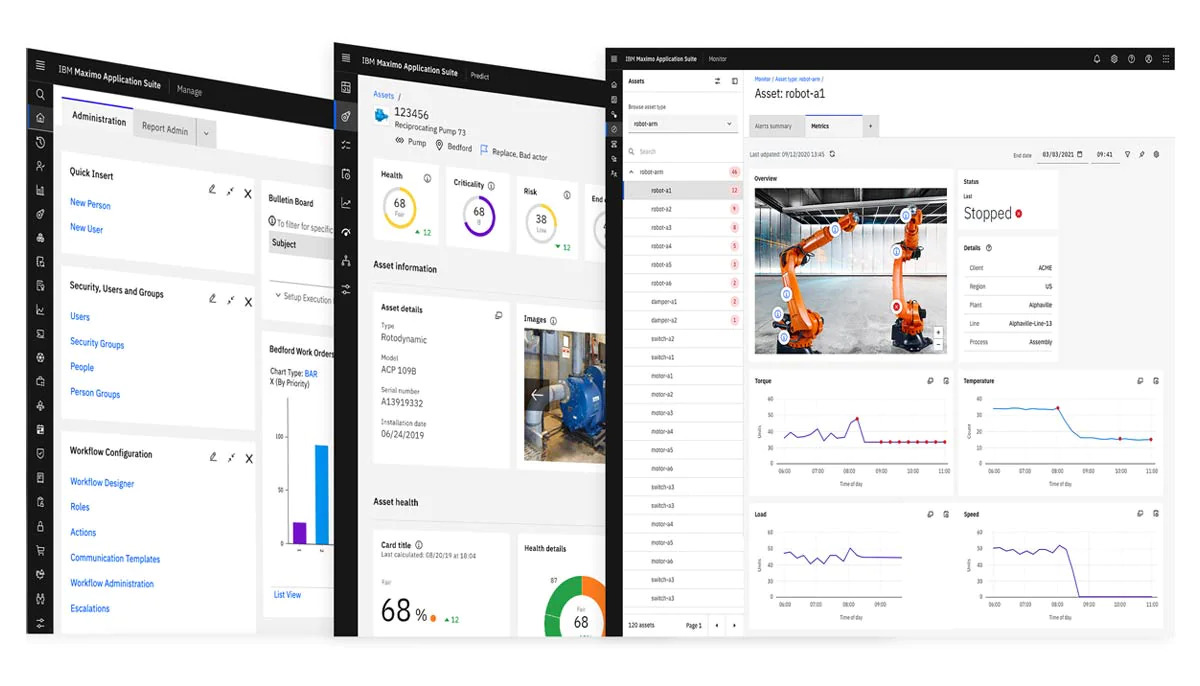 IBM Maximo Application Suite, software de gestión de activos
