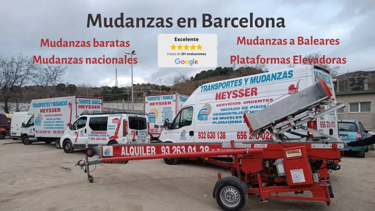 Mudanzas económicas en Barcelona: los precios más bajos